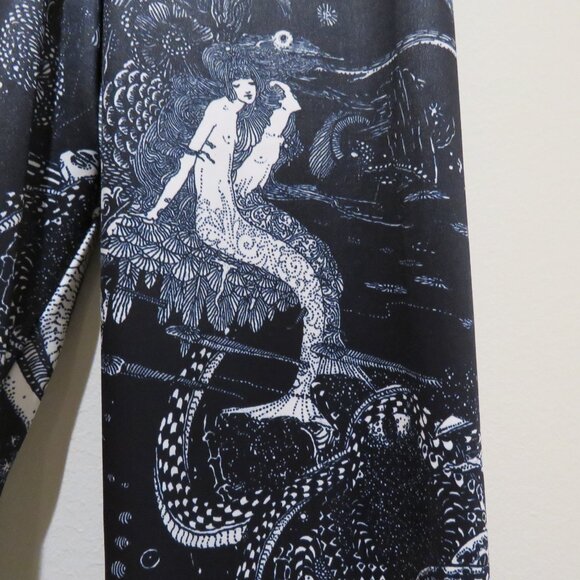 BLACKMILK Birth Of Venus Leggings Alt Punk Goth Whimsigoth Stretch Cosplay XS - Picture 12 of 15